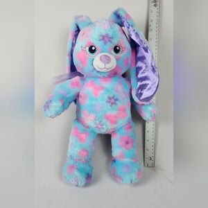 Blue Beary Fairy Butterfly Bunny Rabbit with Mesh Sparkle Wings Build a Bear 18”